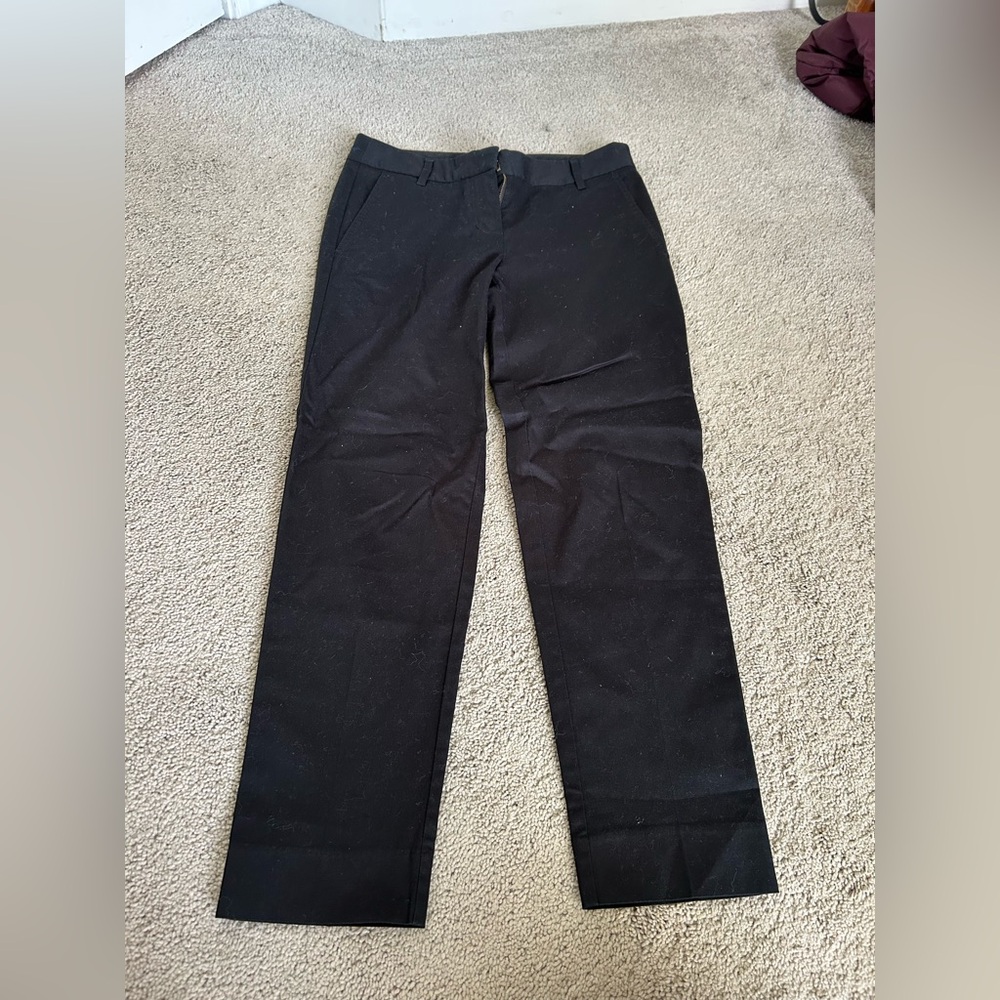 JCREW- nice pant- black- 00
